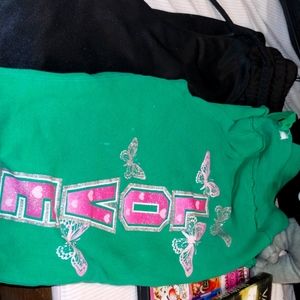 Dip joggers12-14L, Arizona sweatssz 10 6movies, plush rabbit all dressed up